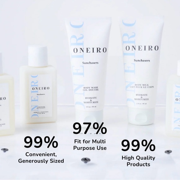 Oneiro NWOT Premium Self Care Kit of 5 pieces plus clear Bag. - Picture 5 of 5